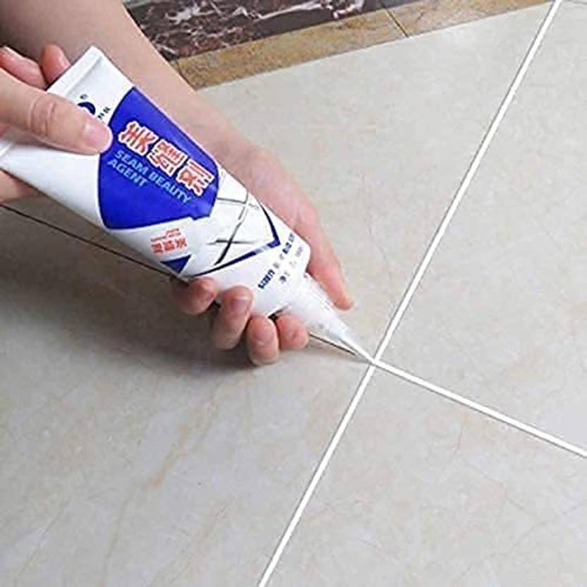 silverwyn New Waterproof Tile Gap Gaps/Grouts Repair Filler Tube (180 Ml White) Crack Filler