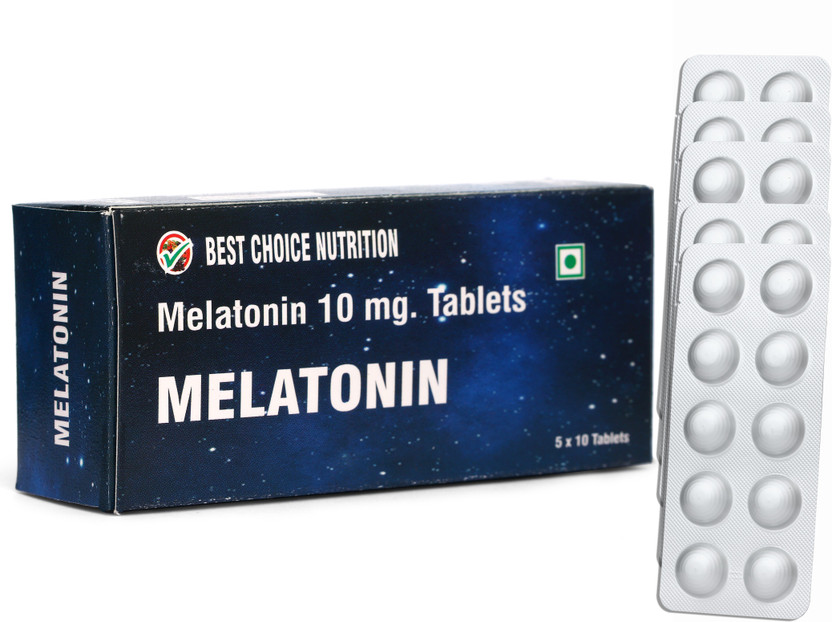 BEST BEST CHOICE NUTRITION Melatonin 10 mg sleeping tablets (50 Veg Tablets)(50 Tablets) - Flipkart Deal
