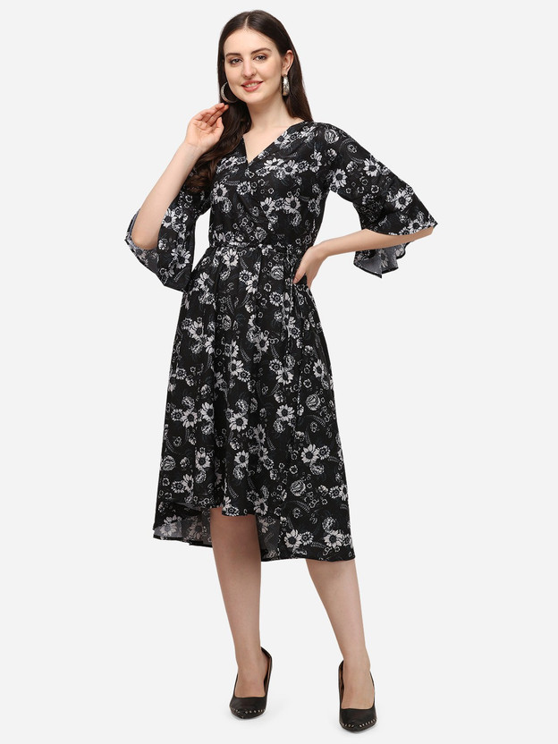 m and co black dress