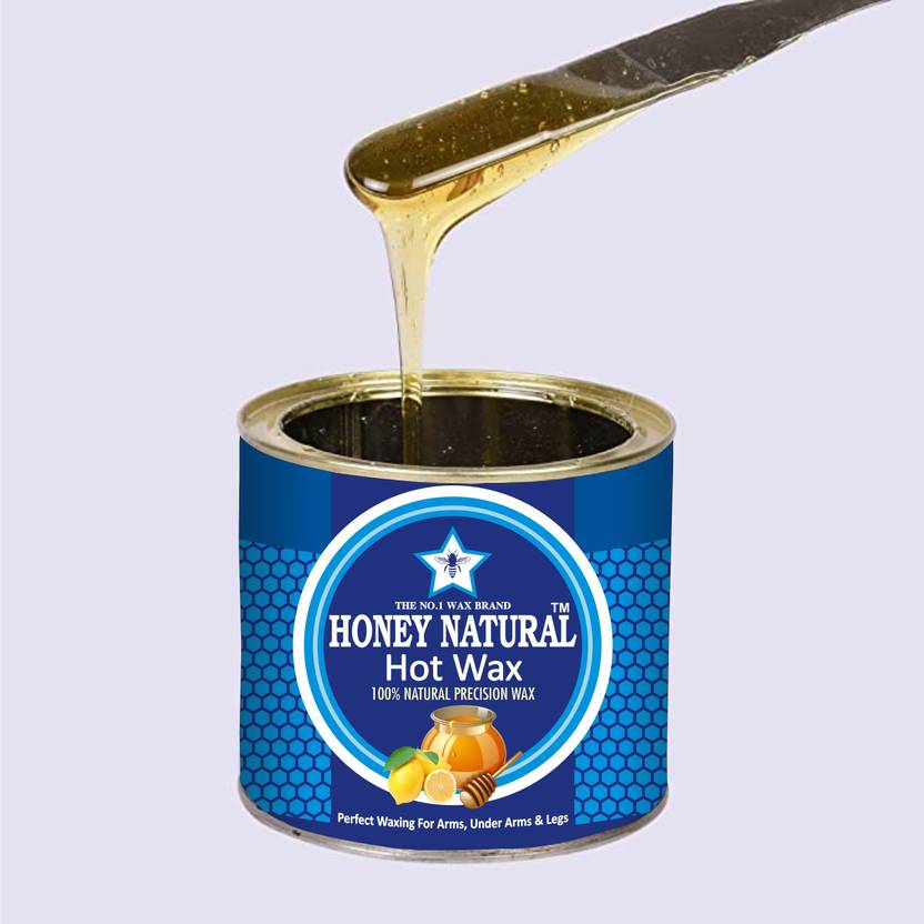 Honey Natural Waxing Kit Hot Wax Hair Removal with strips and sticks
