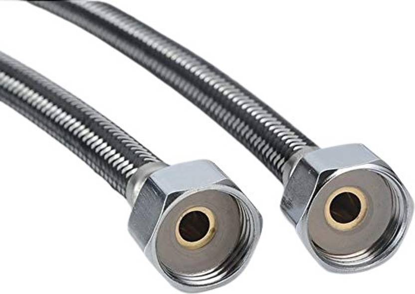 RUDRAKSHA Flexible 1/2 Inch 60 cm Hot Cold Water Supply Hoses Pipes