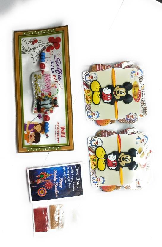 RUPALTTOYSBABA Rakhi, Greeting Card, Chawal Roli Pack Set Price in India -  Buy RUPALTTOYSBABA Rakhi, Greeting Card, Chawal Roli Pack Set online at  