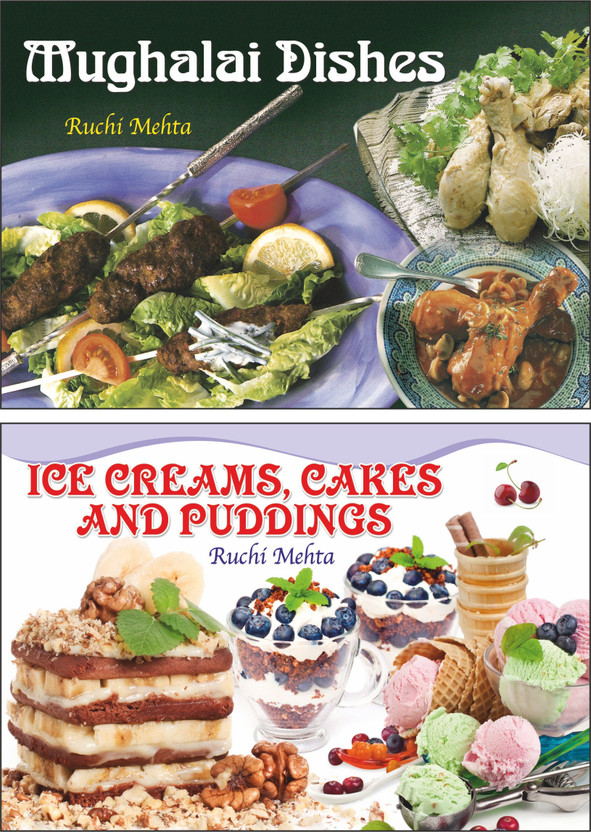 Mughalai Dishes And Microwave Cooking Book By Ruchi Mehta : Delicious Indian Recipes, Cooking Recipe Book, Cookery Book | Combo Of 2 Cooking Books(Paperback, Manoj)
