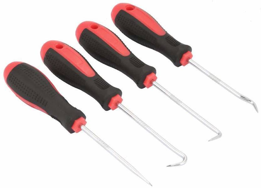 A&S Pick & Hook Set Combination Screwdriver Set (Pack of 4