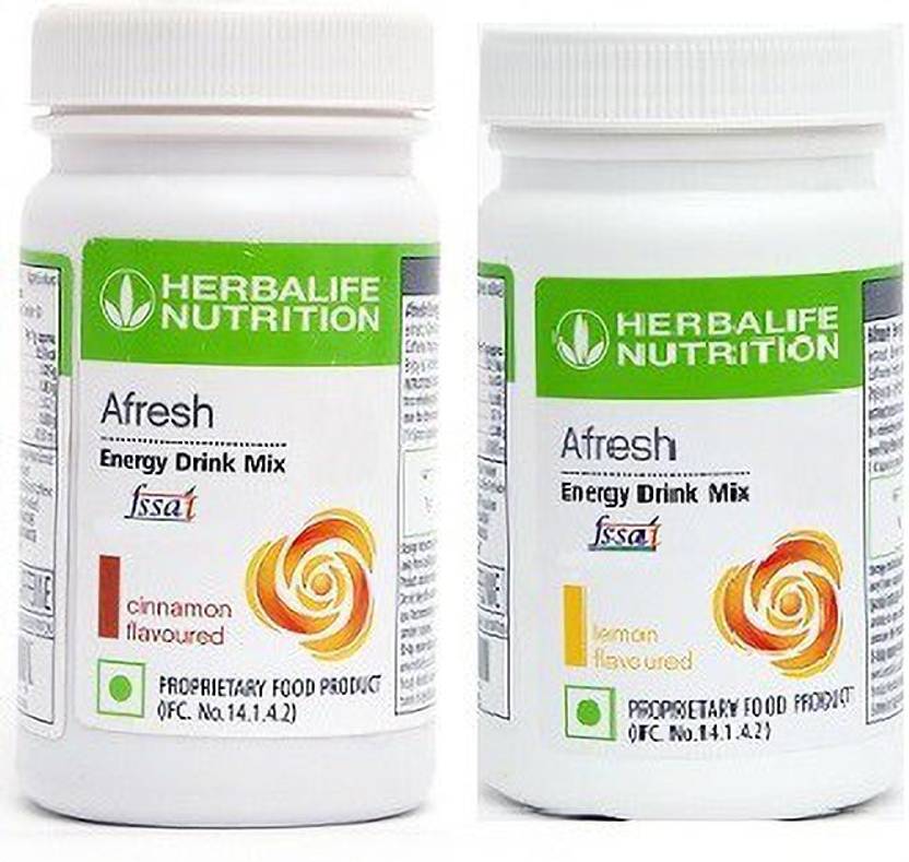 HERBALIFE Set of 2 Afresh Energy Drink Powder50gC+L Energy Drink
