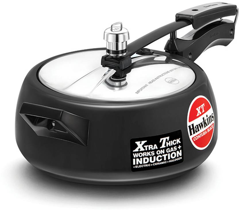 HAWKINS Contura Black XT 3.5 Litre Pressure Cooker 3.5 L Induction