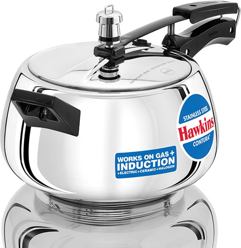 Hawkins Stainless Steel Contura 5 L Induction Bottom Pressure Cooker Price in India Buy