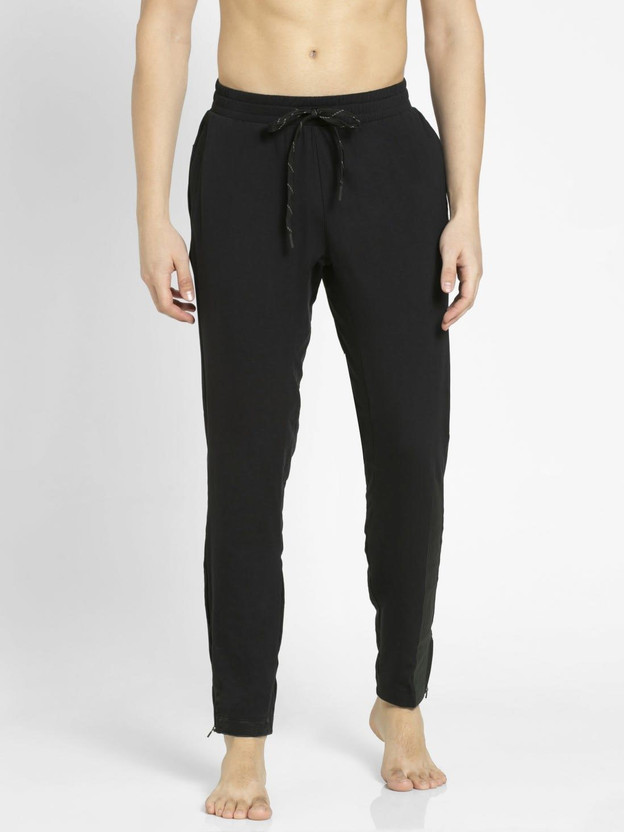 JOCKEY Solid Men Black Track Pants 