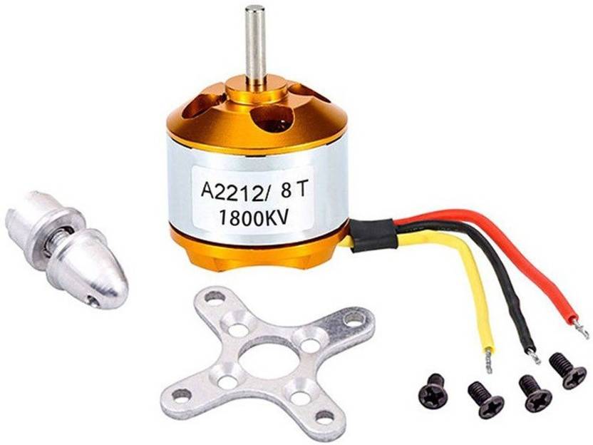 JAIVIK STORE A2212 1800 KV Brushless DC Motor (BLDC) for RC Aircraft
