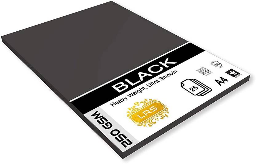 LRS Black Sheet A4 Plain A4 250 gsm A4 paper A4 paper