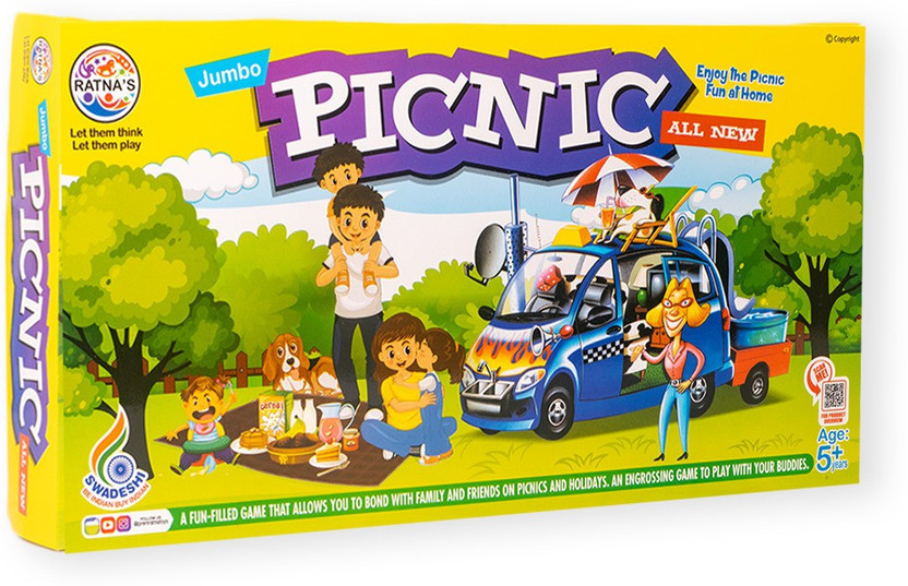 Ratnas PICNIC BOARD GAME BIG Party & Fun Board Game