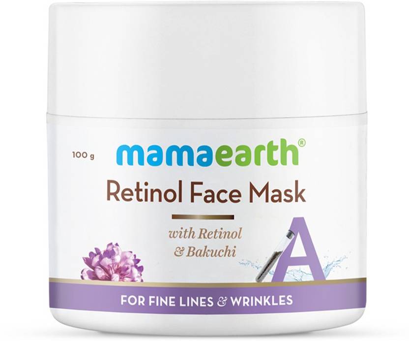 MamaEarth Retinol Face Mask for Glowing Skin, Anti Aging, with Retinol