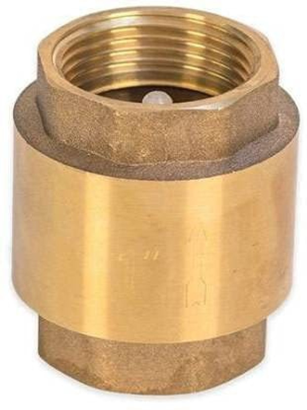 PMW Brass - Vertical Check Valve - 1 Inch Diameter - Pack Of 1 Check Valves