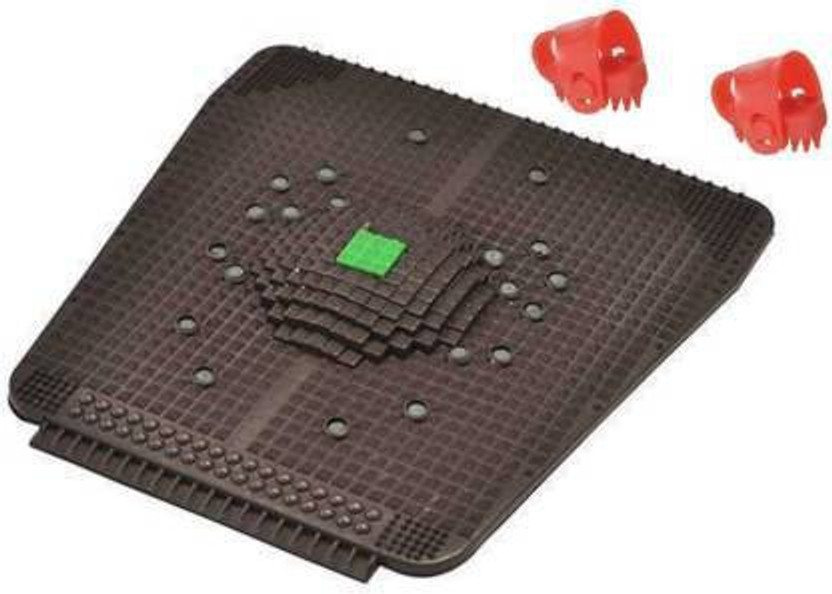 AcuHealth K202 ACUPRESSURE MAGNETIC FOOT RELIEF MAT BLOOD CIRCULATION ACCUPRESSURE STRESS PAIN RELIEF KIT SET 2 THUMB Massager(Multicolor)
