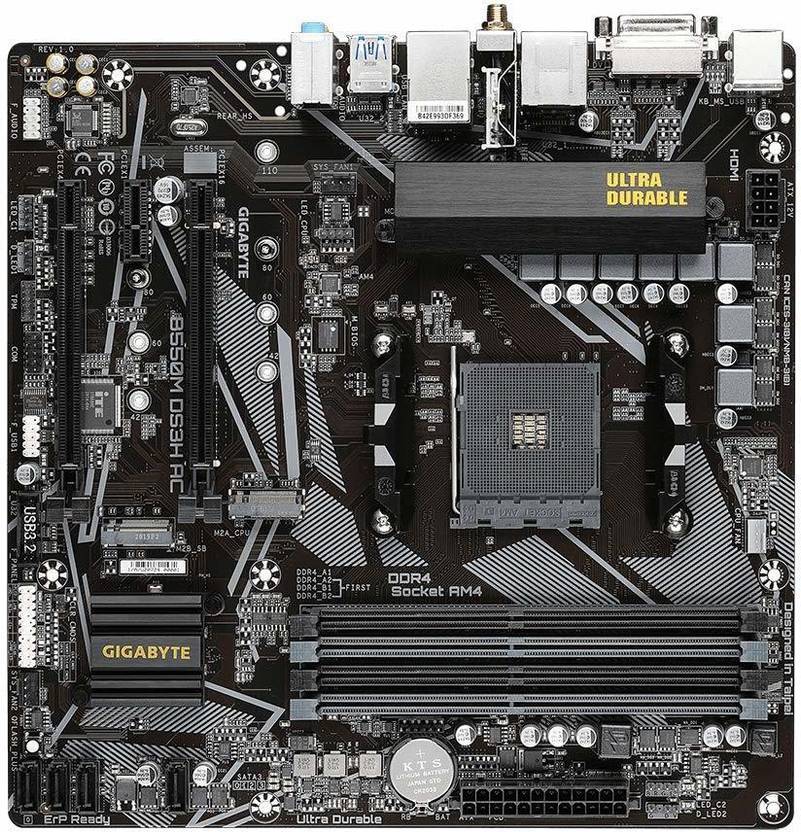 GIGABYTE B550M DS3H AC Motherboard GIGABYTE