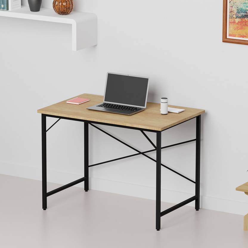 Flipkart Perfect Homes Studio Engineered Wood Office Table Price in