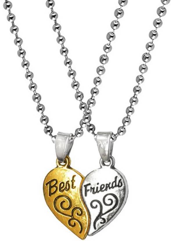 M Men Style Best Friend Necklaces for 2 - Matching Friendship ...