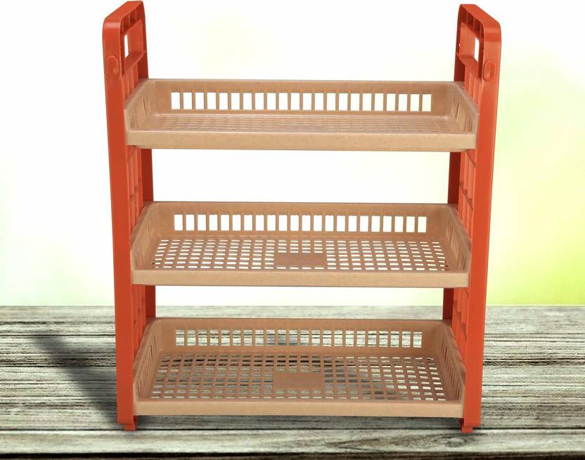 3Layer Multipurpose Utility Orange Racks Kitchen Storage Fruits