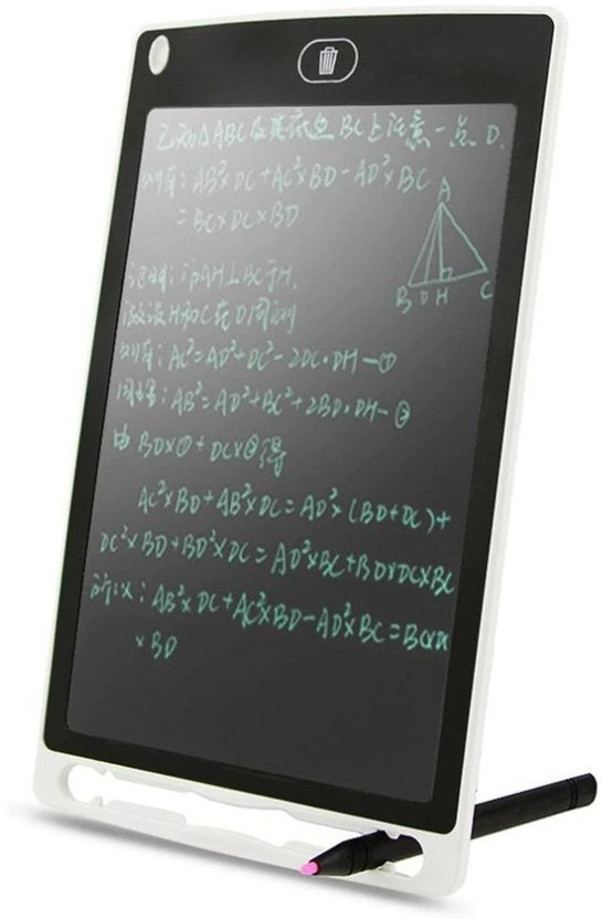 Maadi LCD Re-Writing Slate Write Learning Tablet Playing Learning & Study for Kids.(Beige)