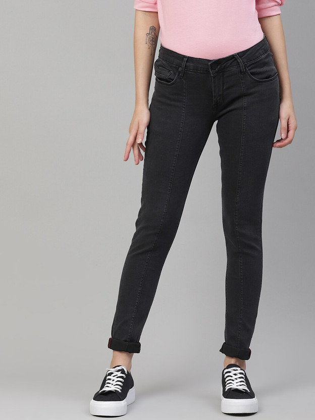 HERE\u0026NOW Regular Women Grey Jeans - Buy 