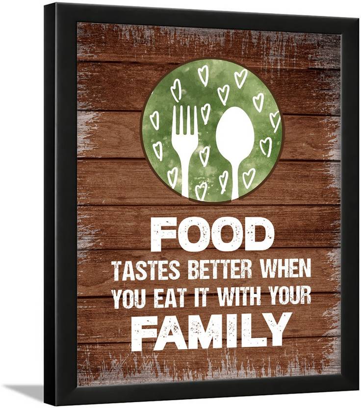 Dining Quotes Wall Frame Family Eats Together Quotes Dining Area