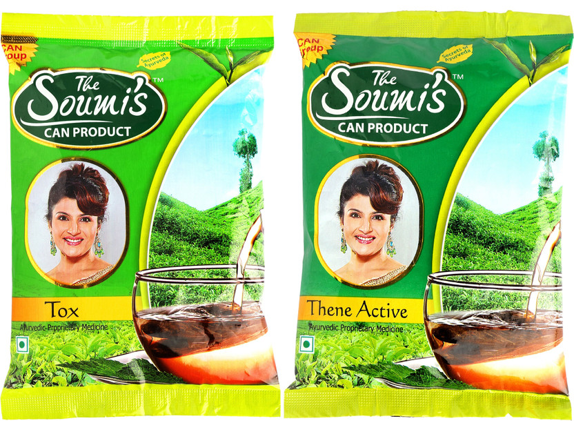 The Soumi's Can Product WEIGHT-LOSS-FRIENDLY COMBO (TOX TEA 1 PACKET & THENE ACTIVE TEA 1 PACKET)(Pack of 2, 200 g)