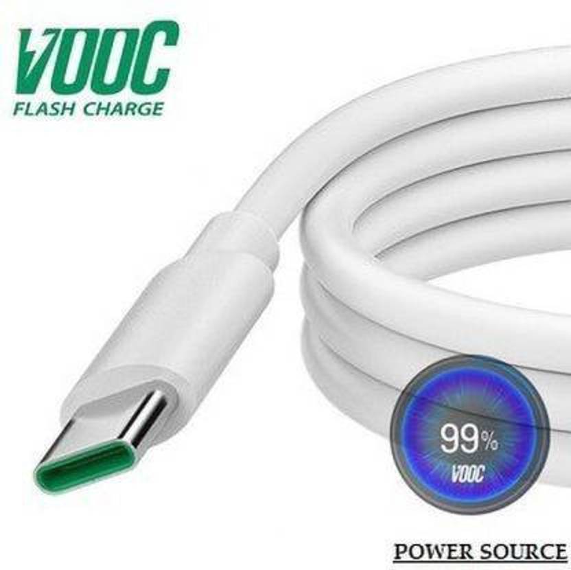Qexle VOOC SUPER FAST CHARGING CABLE 30W/6A 6 A 1 m DASH RAPID CHARGE