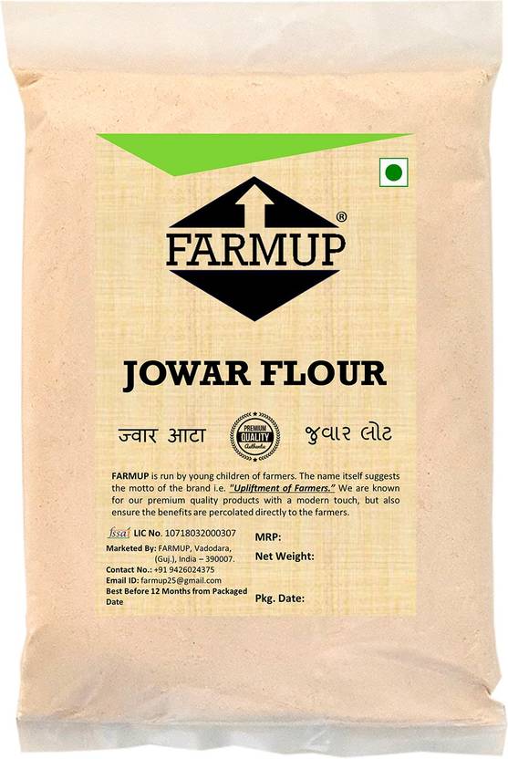 FARMUP Jowar Flour 1 Kg Price in India Buy FARMUP Jowar Flour 1 Kg