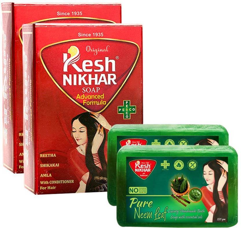 Kesh Nikhar Supreme 85 years Old Trusted Brand Pure neem Leaf Soap