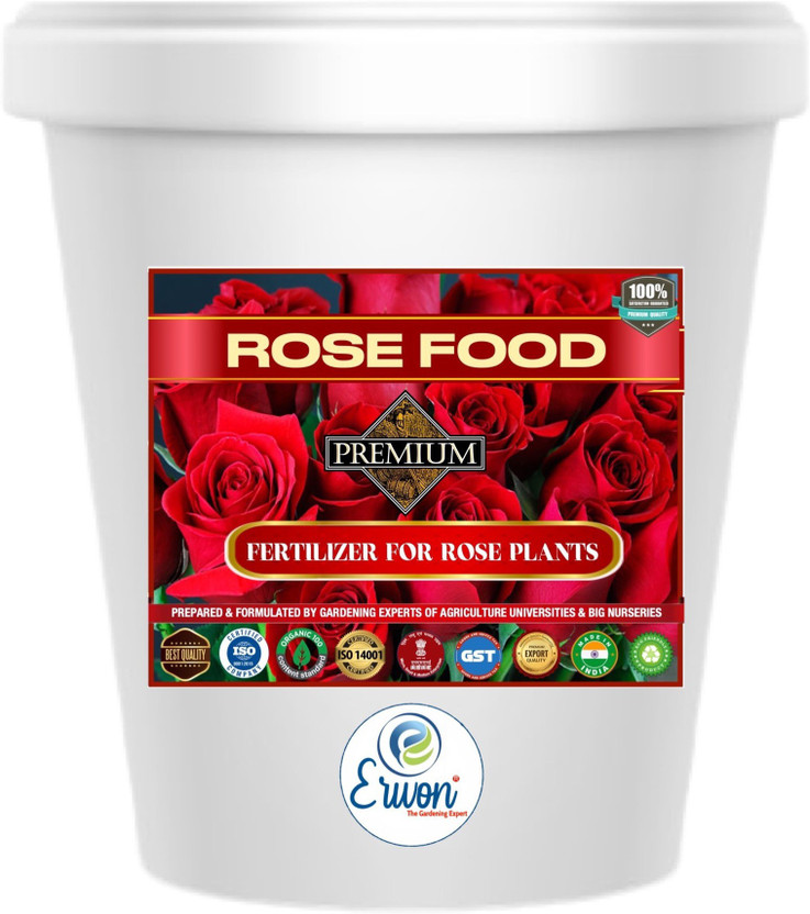 Erwon Rose Food for Rose Plants, Essential Powerful Organic Fertilizer for Rose plants Fertilizer(0.9 kg, Powder)