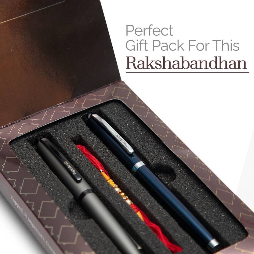 Paperkraft Pen Set  (2 Pen, 1 Rakhi)