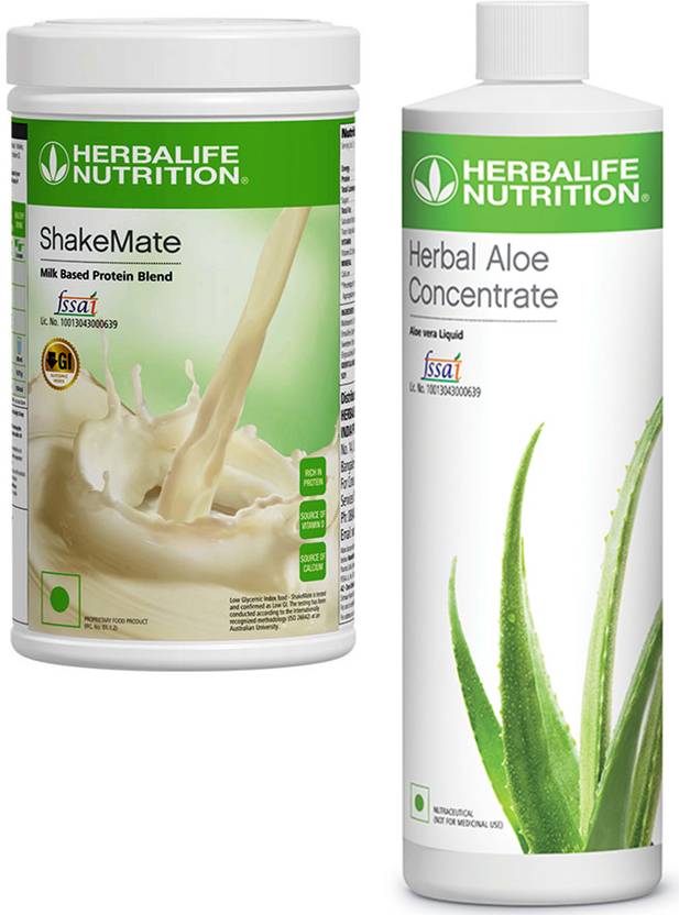 Herbalife Nutrition NEW SHAKEMATE WITH ALOE CONCENTRATE LIQUID 500 GRAM