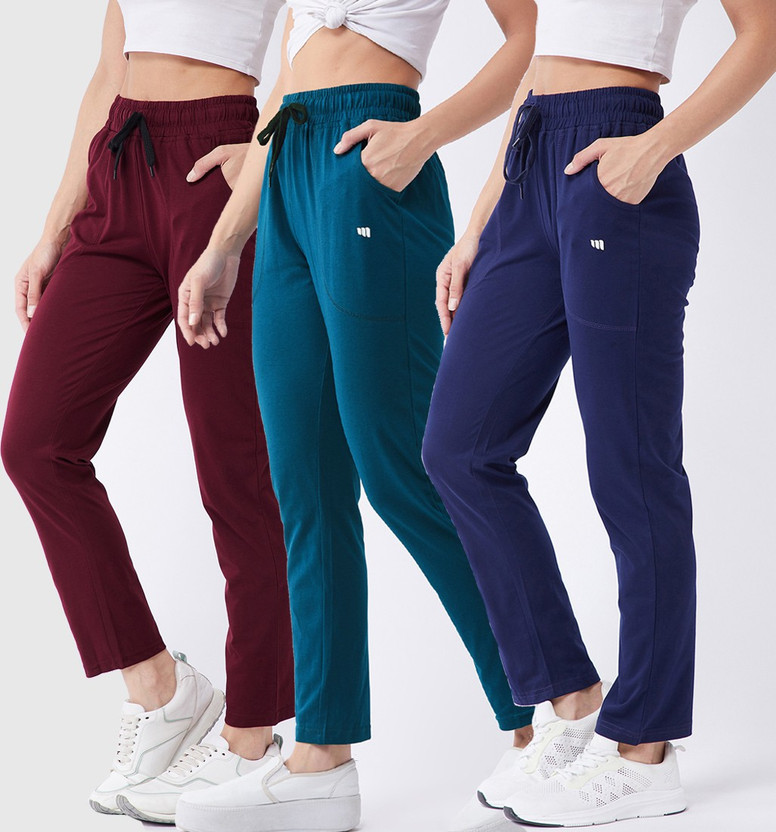 Dark Green, Maroon Track Pants 