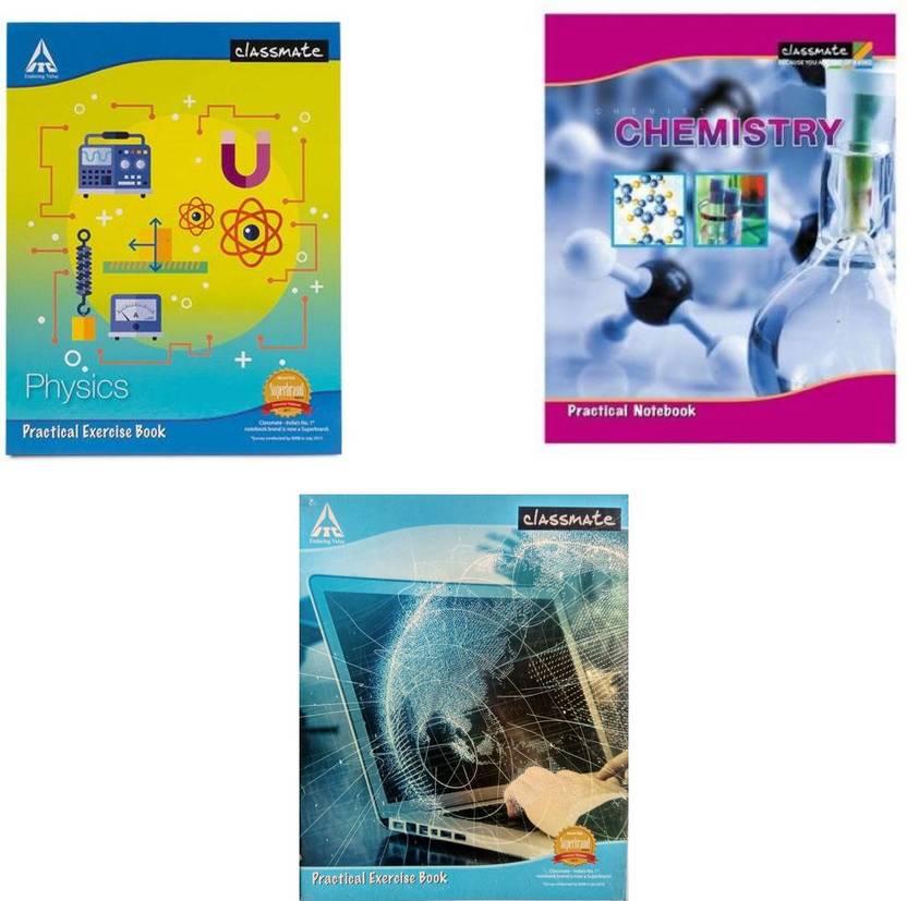 Classmate Practical Record Book Physics Chemistry Computer A4 Notebook