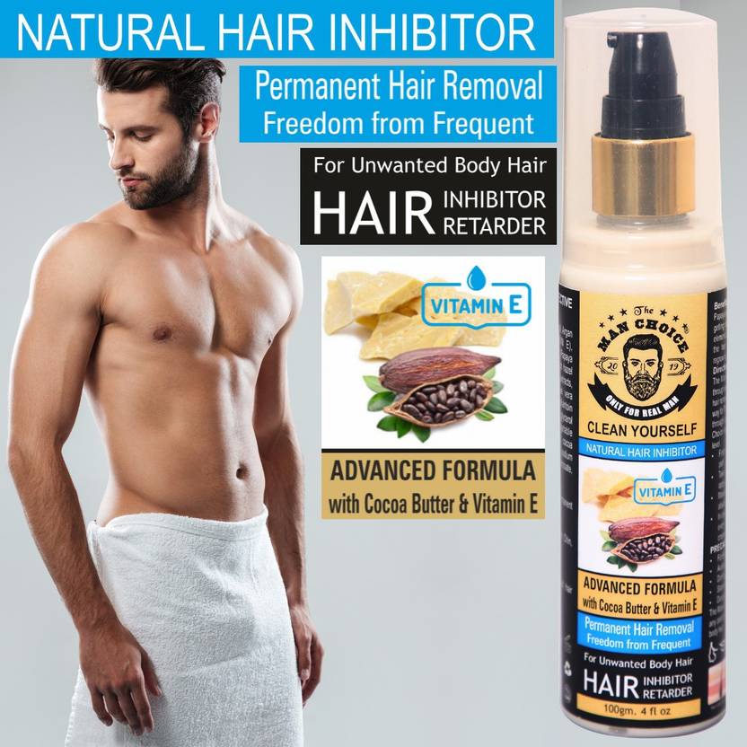 THE MAN CHOICE ONLY FOR REAL MAN Permanent Natural Hair Inhibitor
