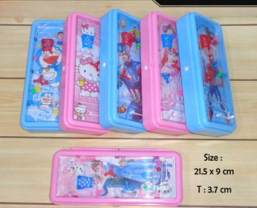 Magic of Gifts Set of 6 Pinball Game Pencil Box for