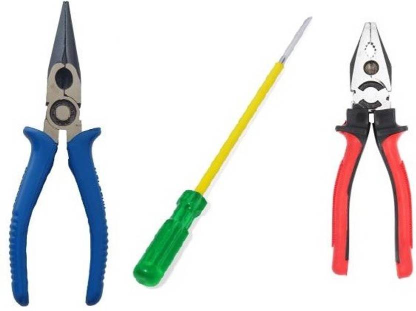 vyas Screwdriver Long Handle Screwdriver With Combination Plier Length