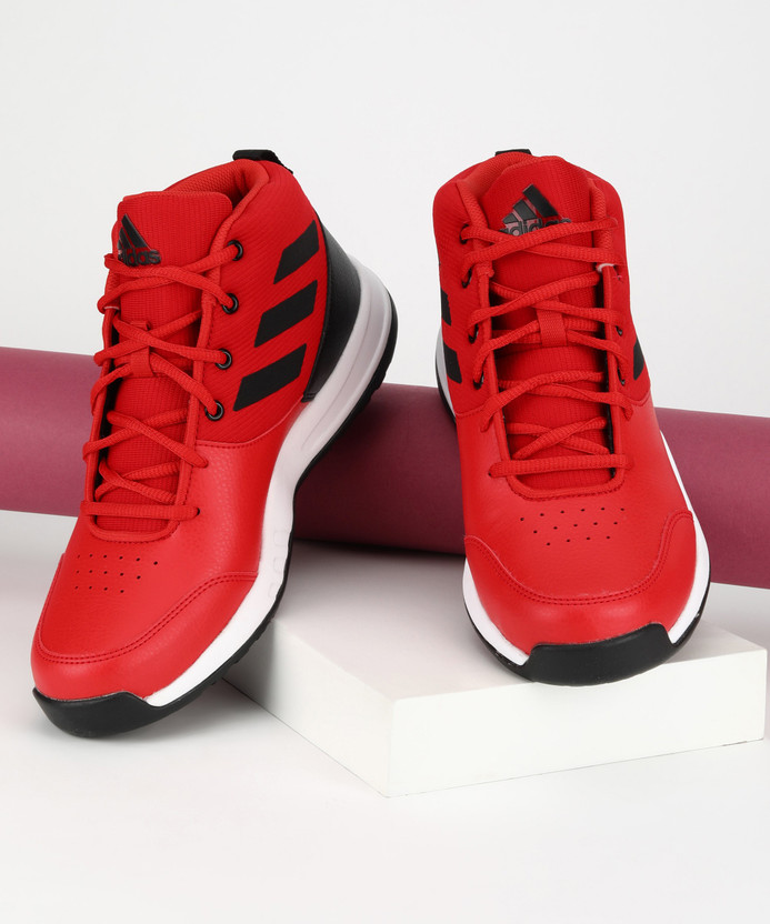Red adidas court shoes Clearance