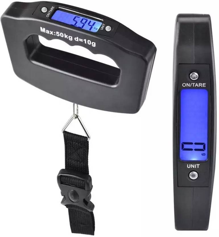 GLOWISH 50 KG MAX. WEIGHT HOOK LUGGAGE WEIGHT MACHINE Weighing Scale