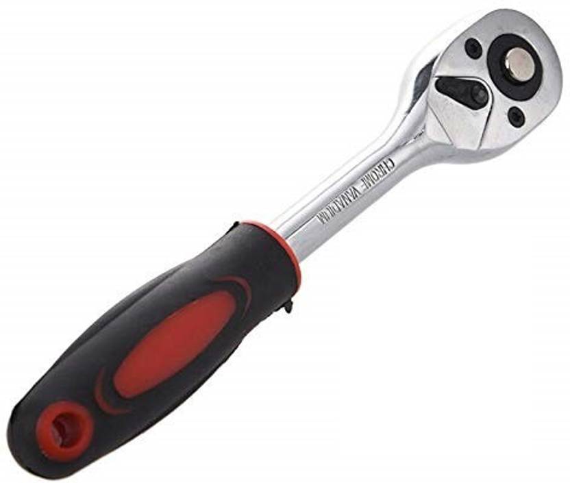 FIXKIT Professional 1/2" Drive Shaft Rachet Handle Socket Wrench