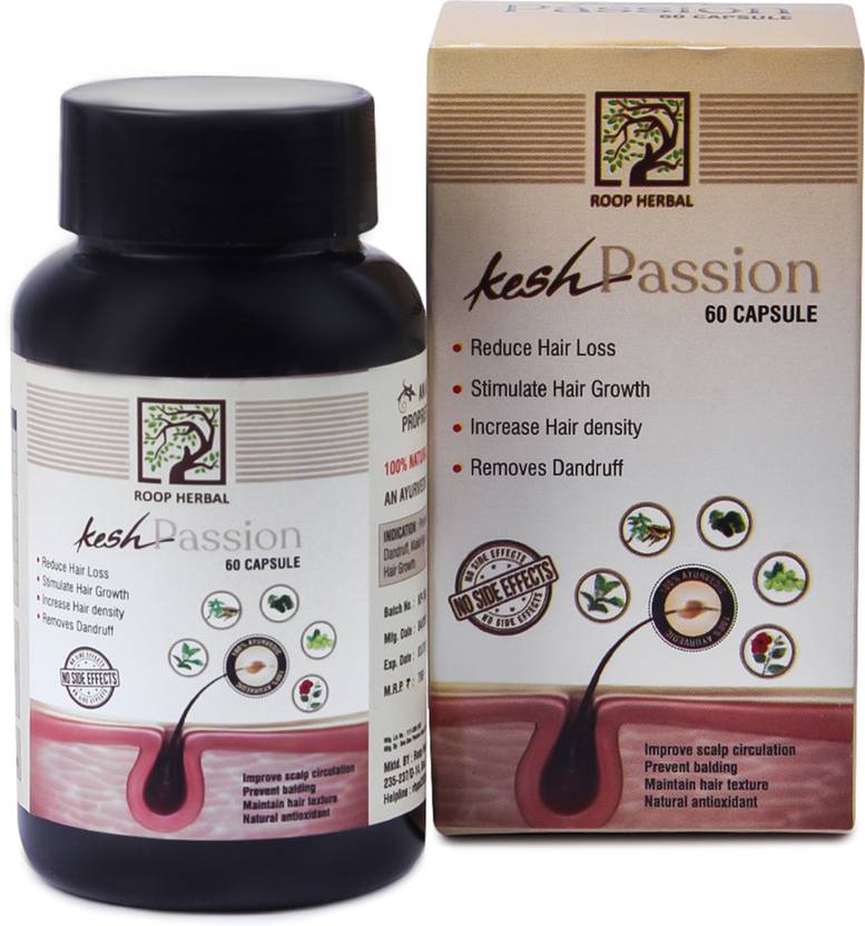 KESHPASSION Ayurvedic Capsules for Hair growth, control Hair Loss with