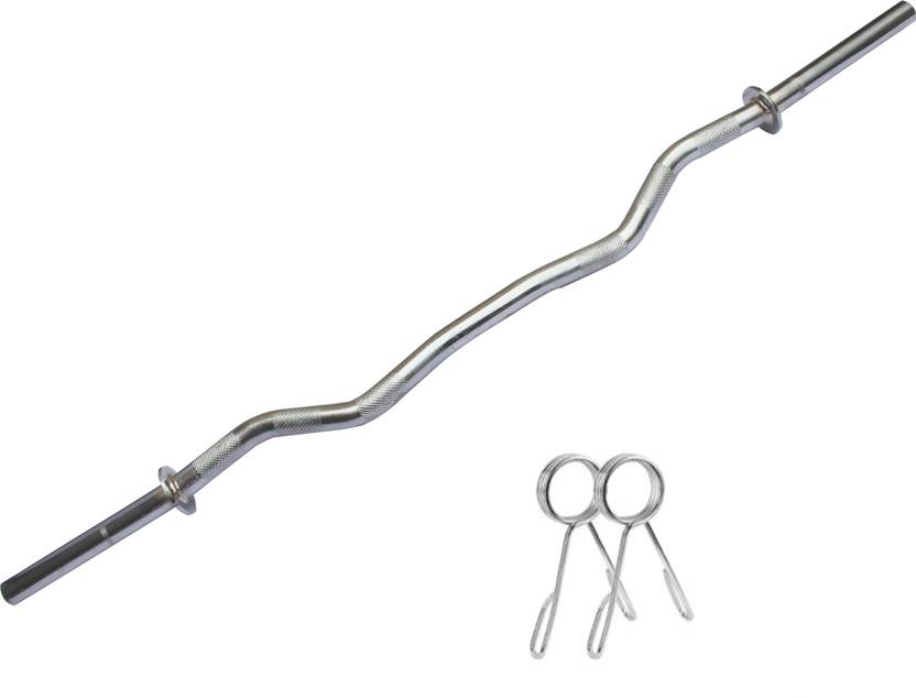 Gym Insane 3 feet {19mm}zigzag curl/bend rod with Spring lock for