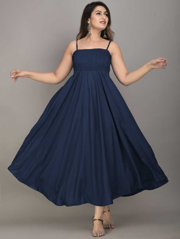 Samiksha Textile Women Fit and Flare 