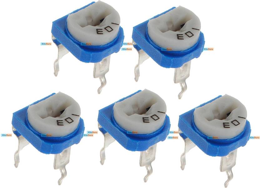 INSIGNIA LABS 5PCS Vertical PCB Preset Variable Resistor 10K POT 