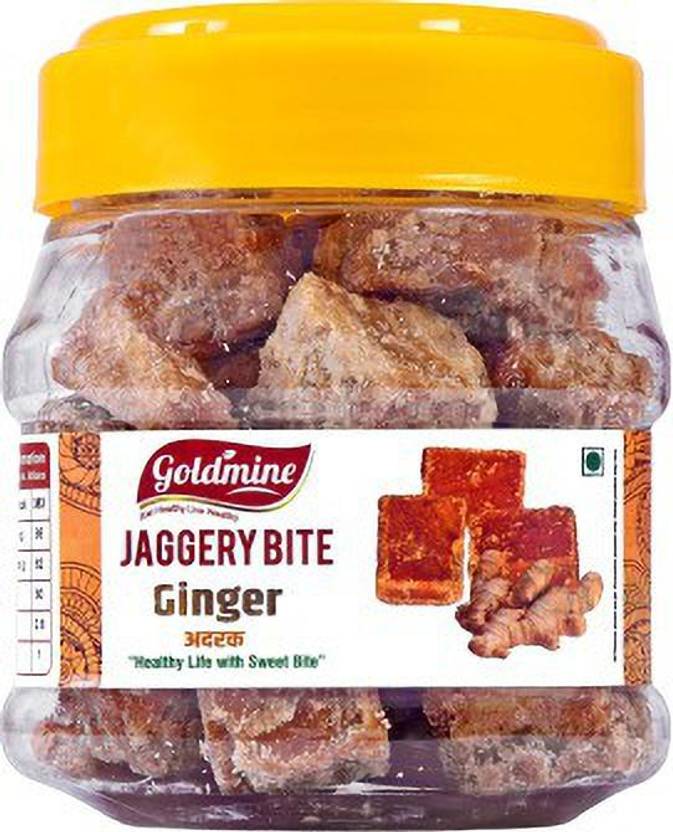 Goldmine Jaggery Bites Ginger Block Jaggery Price in India Buy