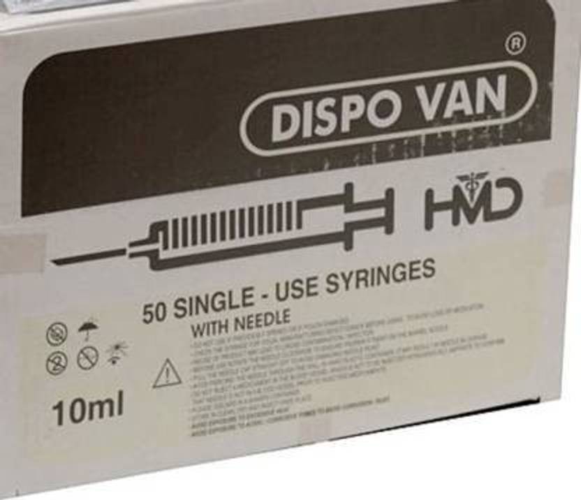 DISPOVAN SINGLE USE SYRINGE ( 10ML X 50PICS. ) Medical Needle Price in