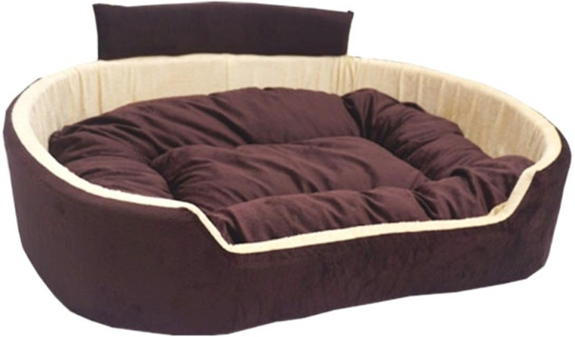 TRANDING STYLISH Luxury Coller Sofas , Beds For Dog And Cat S Pet Bed(Brown & Cream)