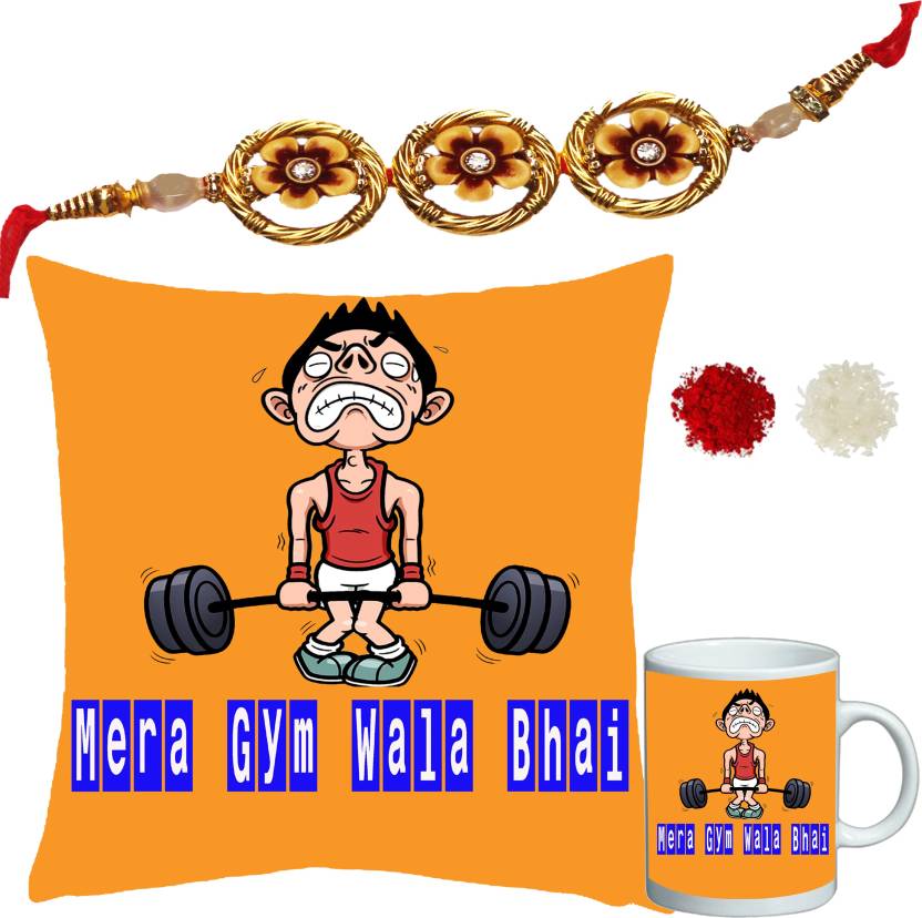 Pbaba Cushion, Cushion Cover, Mug, Rakhi, Chawal Roli Pack Set Price in  India - Buy Pbaba Cushion, Cushion Cover, Mug, Rakhi, Chawal Roli Pack Set  online at 