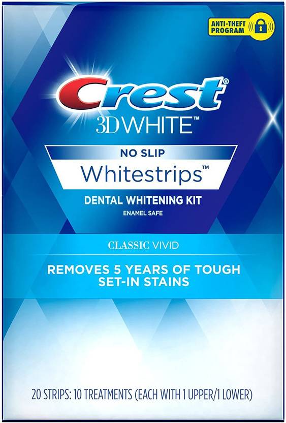 Crest 3D White Whitestrips Classic Vivid Teeth Whitening ...
