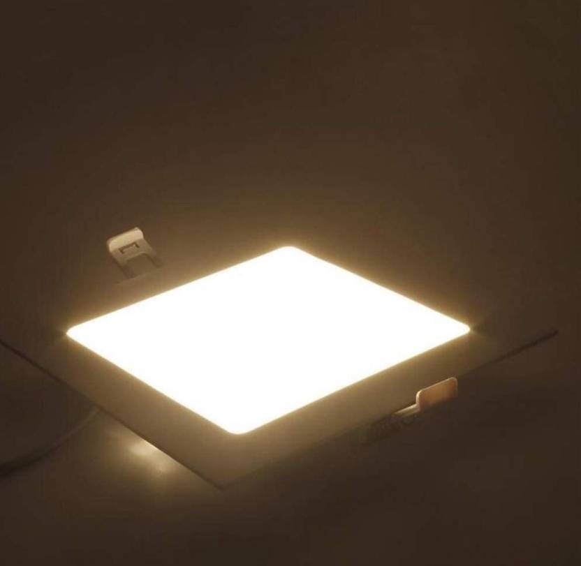 JACKAL LED 6 WATT SQUARE SLIM PANEL LIGHT, COLOUR WARM WHITE, CEILING